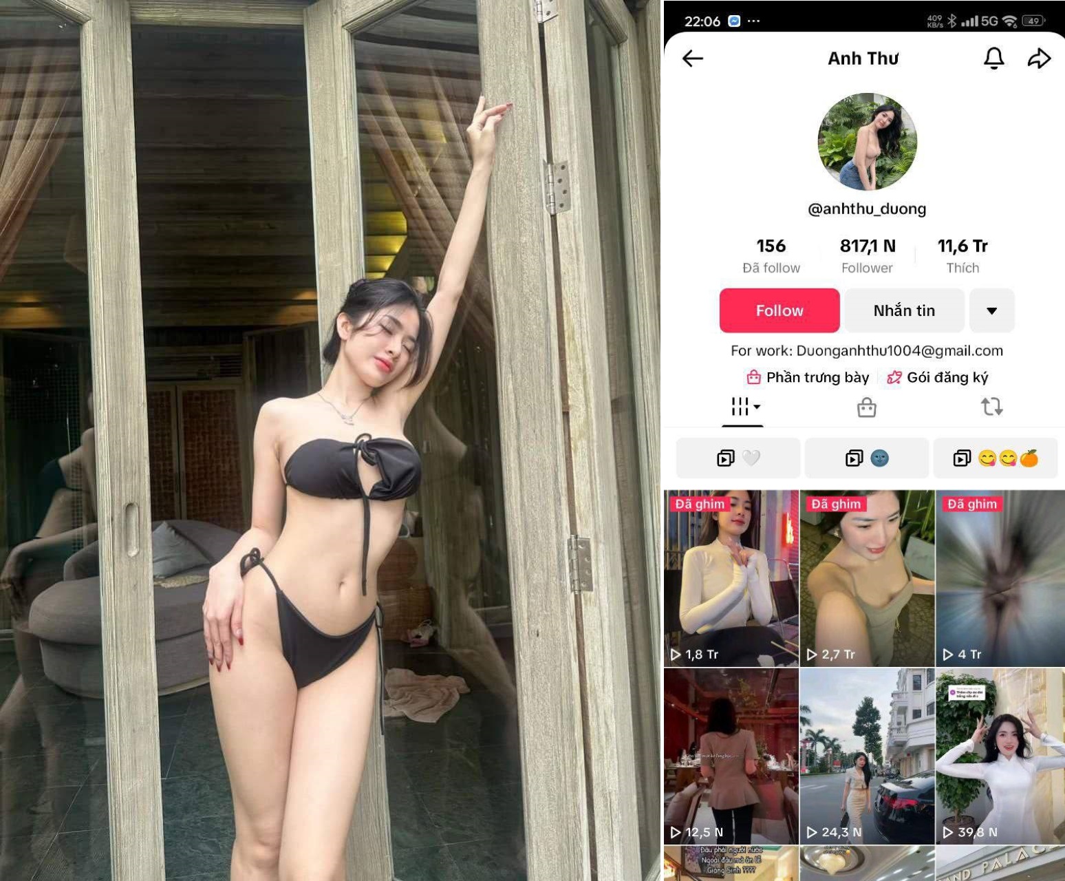 Tiktoker xinh chat sex thèm cu bị anh hẹn gặp đụ ngay